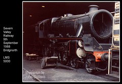 5000 - Bridgnorth - Severn Valley Railway - 9.9.1988