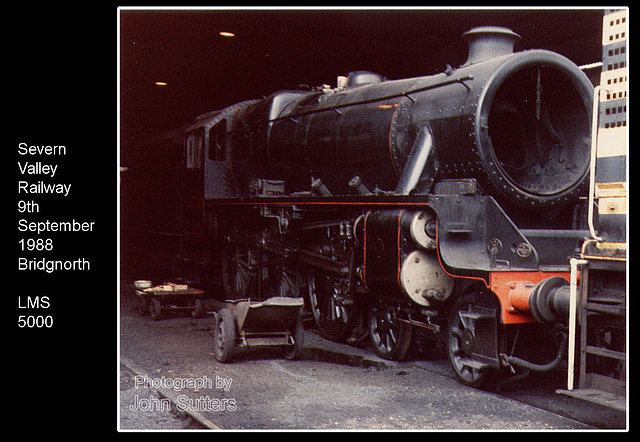 5000 - Bridgnorth - Severn Valley Railway - 9.9.1988