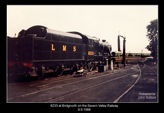8233 - Bridgnorth - Severn Valley Railway - 9.9.1988