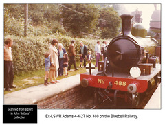 LSWR 442T 488 Bluebell Railway twin print