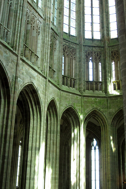 Abbaye du Mont Saint Michel (Ille-et-Vilaine) (Normandie, France)