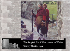 ECW re-enactors at Conwy Castle 1992 08