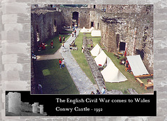 ECW re-enactors at Conwy Castle 1992 03