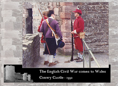 ECW re-enactors at Conwy Castle 1992 01