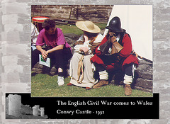 ECW re-enactors at Conwy Castle 1992 11