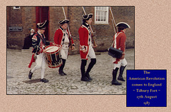 American War of Independence - Tilbury Fort - British Regiments of Foot