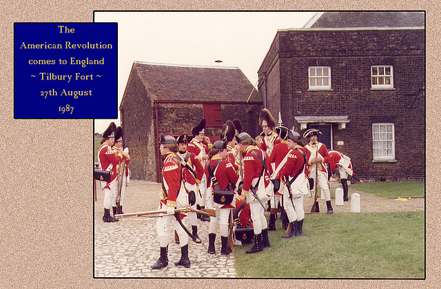 American War of Independence - Tilbury Fort - 10th Regiment of Foot