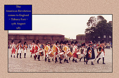AWI Tilbury Fort  British massed fifes & drums parade
