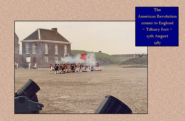 AWI Tilbury Fort  Continental Regiments fire by companies