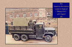 AWI reenactment Tilbury Fort M35 truck