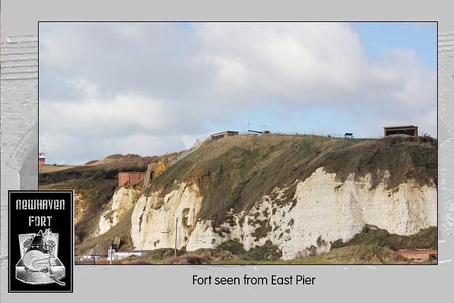 Newhaven Fort - photographed from East Pier - 5.3.2012