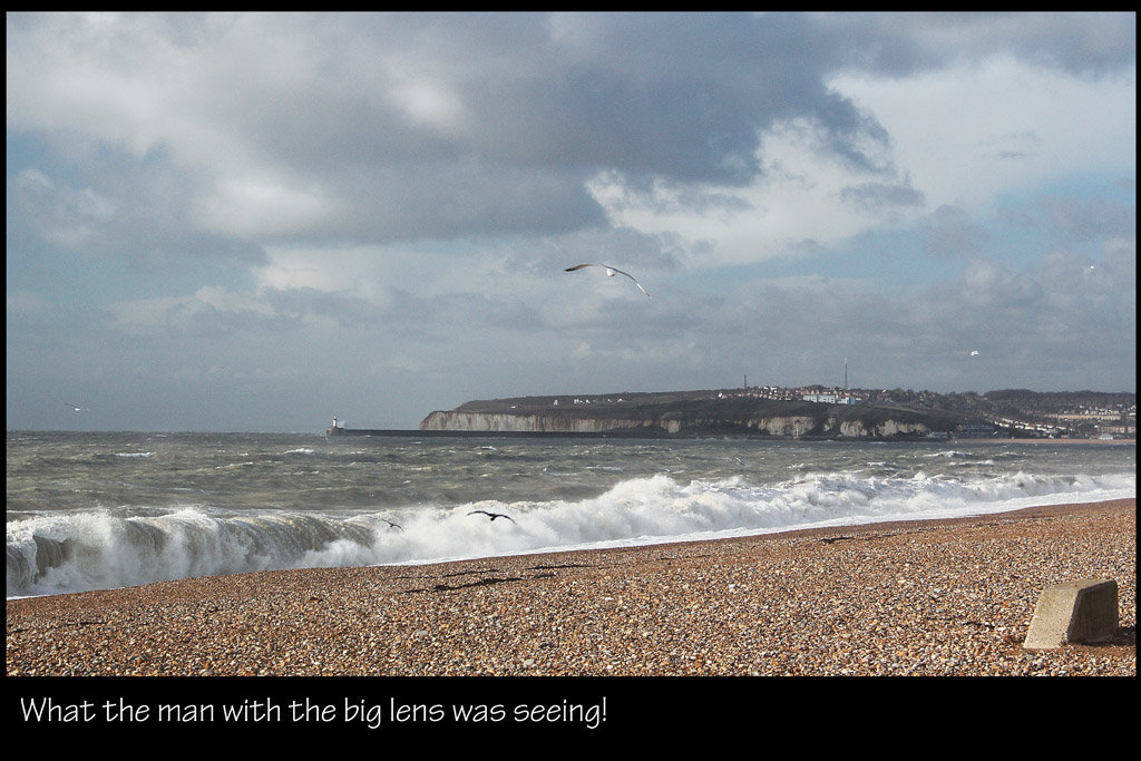 What the man with the big lens saw -  only smaller! 15.12.2011