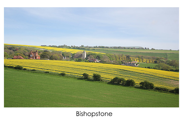 Bishopstone from the North-west - 28.4.2014