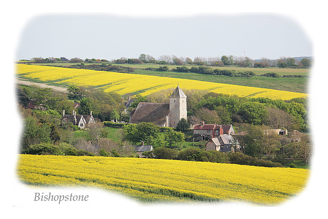 Bishopstone from the North-west - 28.4.2014