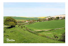 Norton - Bishopstone - East Sussex, from the west  - 28.4.2014