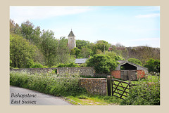 St Andrew's Bishopstone from the North - 28.4.2014