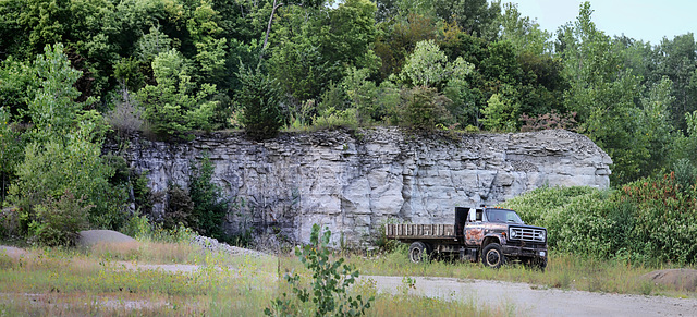 quarry face