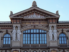 Detail of the Ateneum in Helsinki, April 2013