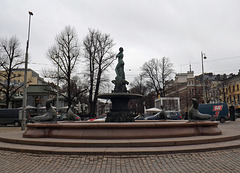 The Havis Amanda Fountain in Helsinki, April 2013