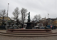 The Havis Amanda Fountain in Helsinki, April 2013