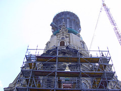 Dresden - Wiederaufbau Frauenkirche 2004
