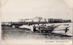 Sidi Kayed Bey Fortress Alexandria postcard LC 10