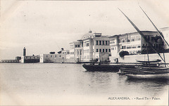Ras el Tin Palace Alexandria postcard LC 380
