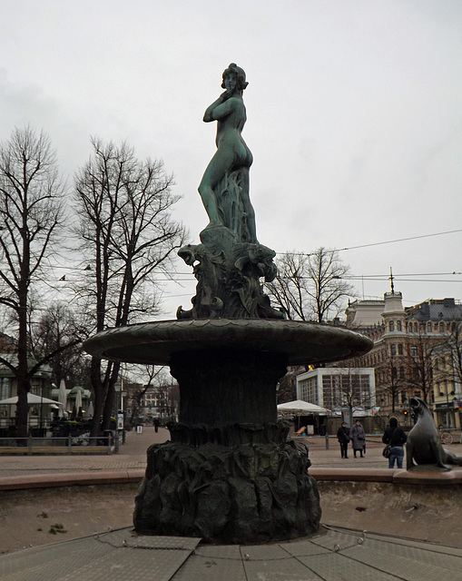 Havis Amanda Fountain in Helsinki, April 2013