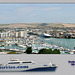 HD1 Catamaran Ferry at Newhaven from the Fort - 6.8.2009