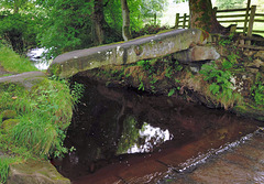 Ancient Clam bridge at Wycoller.