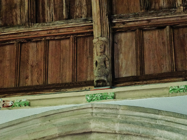 llanfarchell church, denbigh, clwyd