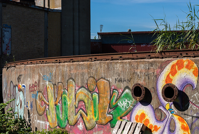 Concrete graffiti