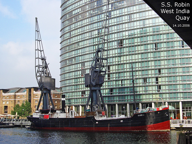 SS Robin - West India Quay - 14.10.2006