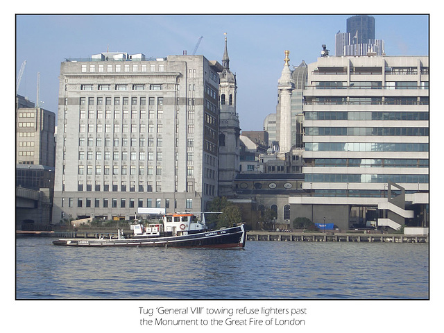 Tug General VIII at The Monument - 23.8.2008