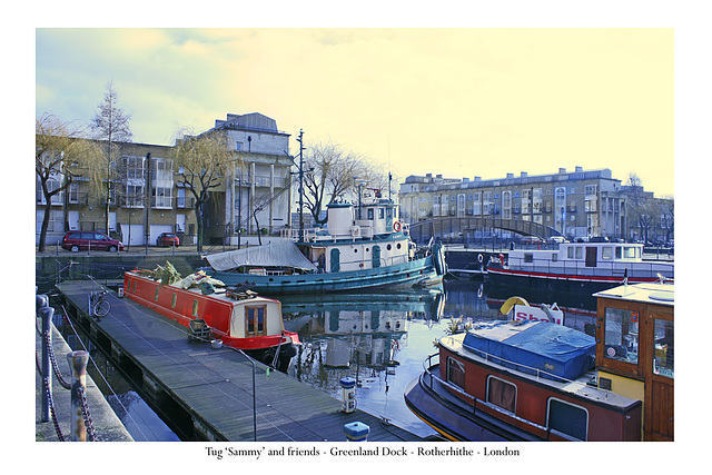 Tug Sammy & Co Greenland Dock 26 1 09