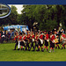 Fort Amherst's Napoleonic period reenactors at Peckham Rye advance at high porte c1999