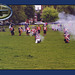 Fort Amherst's Napoleonic period reenactors at Peckham Rye advance in skirmish line c1999