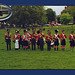 Fort Amherst's Napoleonic period reenactors at Peckham Rye ready at high porte c1999