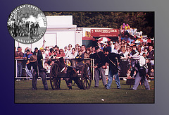 Union Artillery fire - American Civil War - June 1999 in Dulwich Park