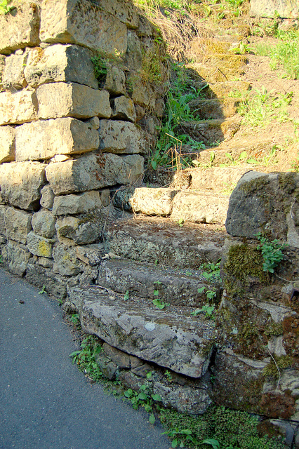 murŝtuparo (Mauertreppe)