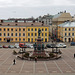 View of Senate Square and the Statue of Czar Alexander II from Helsinki Cathedral, April 2013