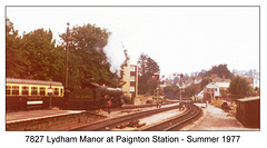 GWR 7827 Paignton Summer 1977