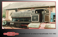 Lakeside & Haverthwaite Peckett 0-4-0ST - 19.5.1982