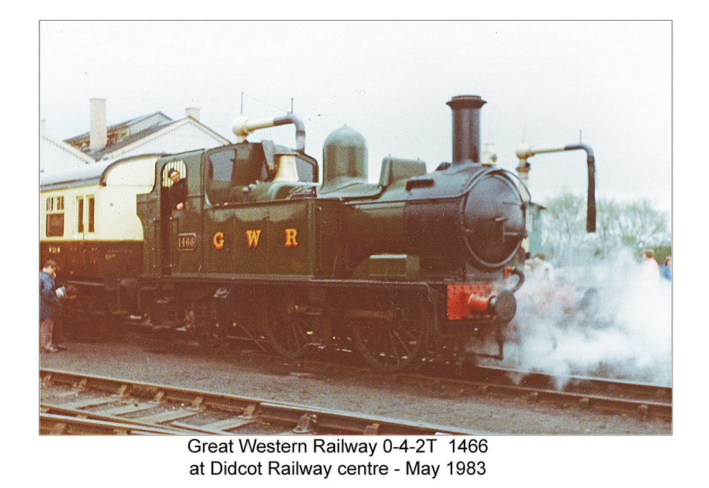 GWR 1466 Didcot Railway Centre May 1983