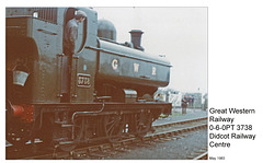 GWR 3758 Didcot RC 05 1983