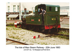 Isle of Man Steam Railway - 13 - Port Erin - 20.6.1983