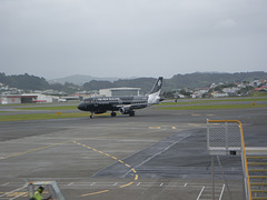 Airbus A320 All Blacks plane