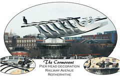 Cormorant - pier head decoration - Rotherhithe - London