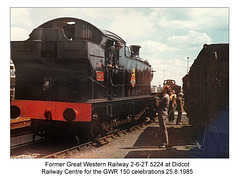 GWR 5224 Didcot 25 8 1985