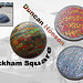 Peckham Square, discs, sphere & hemisphere DH